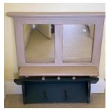 Mirror Display Shelf & Shelf with Pegs