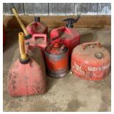 Small Metal & Plastic Fuel Containers