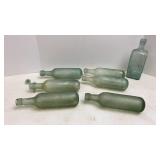 Antique round Bottom Bottles & Medicine Bottle