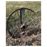 Wagon Wheel Landscape Art