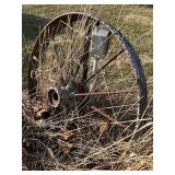 Wagon Wheel Landscape Art