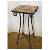 Tile Top Wrought Iron Patio Table