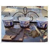 Wall Hanging Planters & Cast Metal Decor