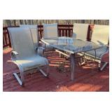 Patio Table & 5 Spring Chairs