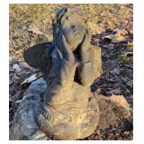 (2) Concrete Angels & Landscaping Rock