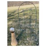 Trellis & Gazing Ball
