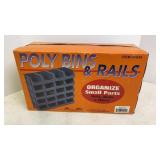 Hardware Poly Bins & Rails (NIB)