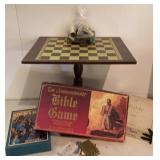 Chess Table & Bible Games