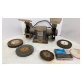 Sears 1/2hp Grinder & Extra wheels