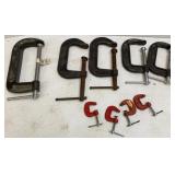 C-Clamps 6in, 4in & 1in