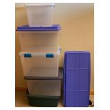 Miscellaneous Totes With Lids