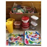 Large Box Of Plastic Food Containers