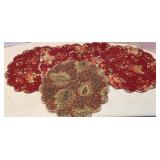 Antique Quilted Seat Pads