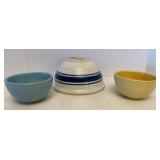 McCoy 5in Bowls & 8.5in Crock Bowl