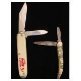 Coca-Cola knife and small double blade knife