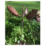 Metal Oak Leaf Wind Catcher