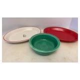 Fiesta platters & Bowl