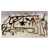 Wrought Iron Hooks, Plant Hangers & Decorative