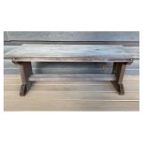 Wooden Porch Bench (White Cedar)