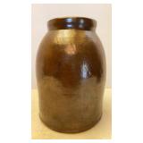 Antique Salt Glazed gal Crock Jar