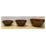 Antique Crock Bowls