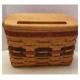 Longaberger Recipe Basket, Protector & Lid
