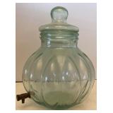 Vtg Glass Drink Dispenser