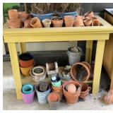 Raised Flower Bed Table & Planters