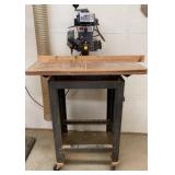 Craftsman Radial Arm Saw On Stand with Casters