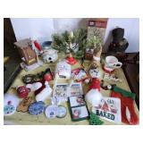 Christmas Decorations, cup, stocking