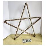 Metal Rod Star, 25" wide