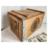 Ivory Soap Wood Box, hinged lid