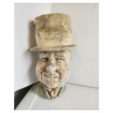 W. C. Fields Chalk Face Figure