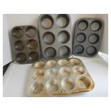Metal Muffin Baking Tins