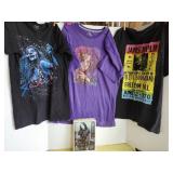 Janis Joplin T-shirts (3) & book