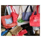 Shopping bags from various stores