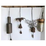 Wind chimes (4) metal