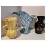 Vases, pottery & glass