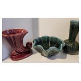 Hull Pottery Vase & Bowl, USA Vase