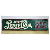 Pepsi Cola Metal Sign, one sided