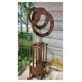 Pendulum Rustic Metal Yard Art