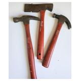 Plumb Claw Hammer & Roofing Hatchet