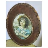 Oval Antique Picture Frame