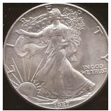Silver Walking Liberty 1987 1 OZ