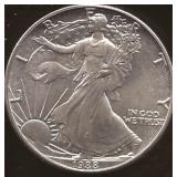 Silver Walking Liberty 1988 1 OZ