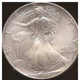 Silver Walking Liberty 1995 1 OZ