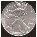 Silver Walking Liberty 1998 1 OZ