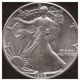 Silver Walking Liberty 1988 1 OZ