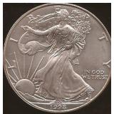 Silver Walking Liberty 1998 1 OZ