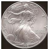 Silver Walking Liberty 1998 1 OZ